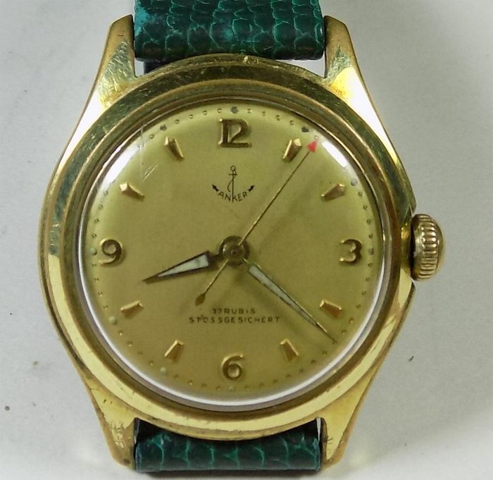 Anker - Vintage German Watch - Anchor Logo - 1960's - Men's Wristwatch