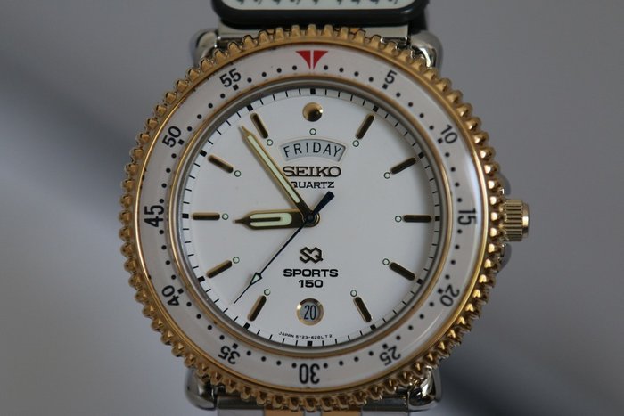 Seiko 5Y23 NOS – 6140 Sports 150 – men's wristwatch – 1990 – New Old Stock