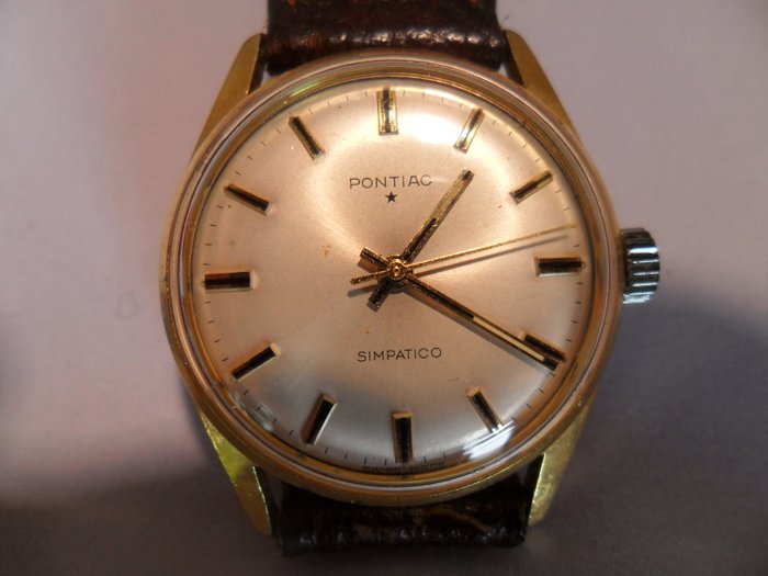 Pontiac Simpatico – men's watch – serviced – 1970s, 1980s