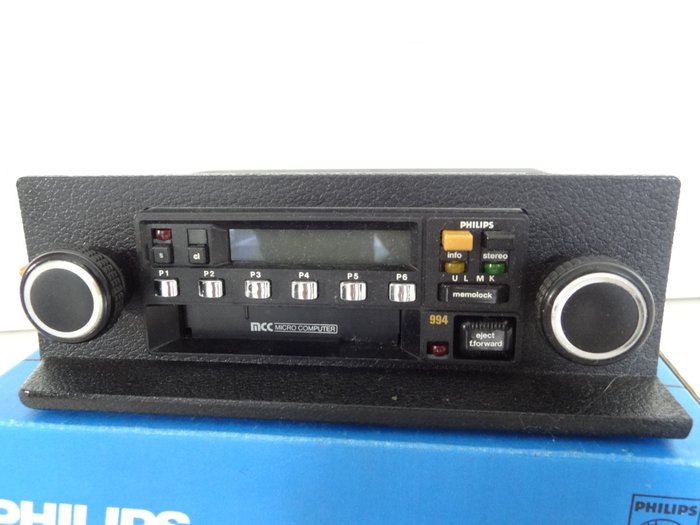 Philips MCC stereo car radio AC990/994 type -  type 22AC994/22 - 180 mm x 45 mm x 180 mm