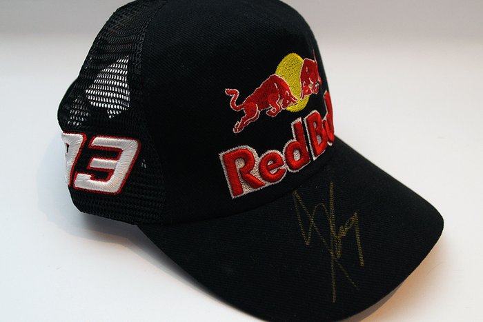 Marc Marquez signed Red Bull #93 cap