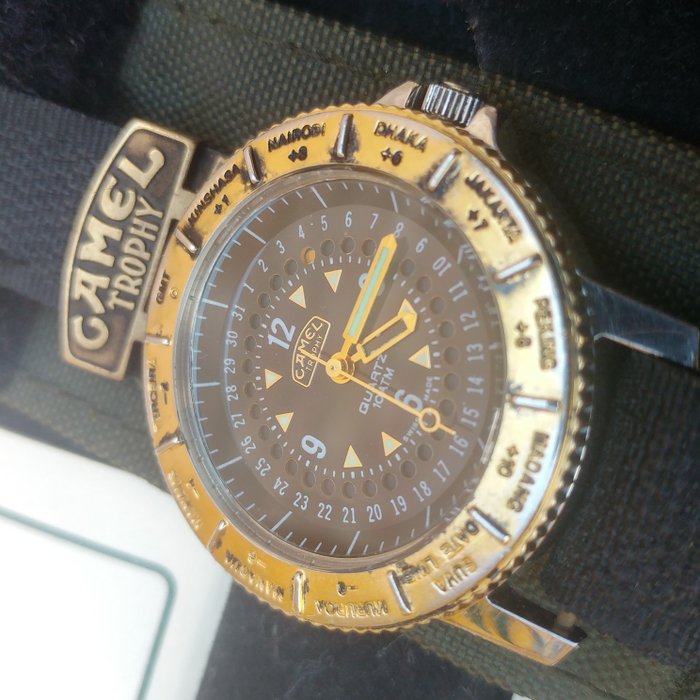Camel Trophy WATCH GMT GREENWICH MEAN TIME Men’s wristwatch