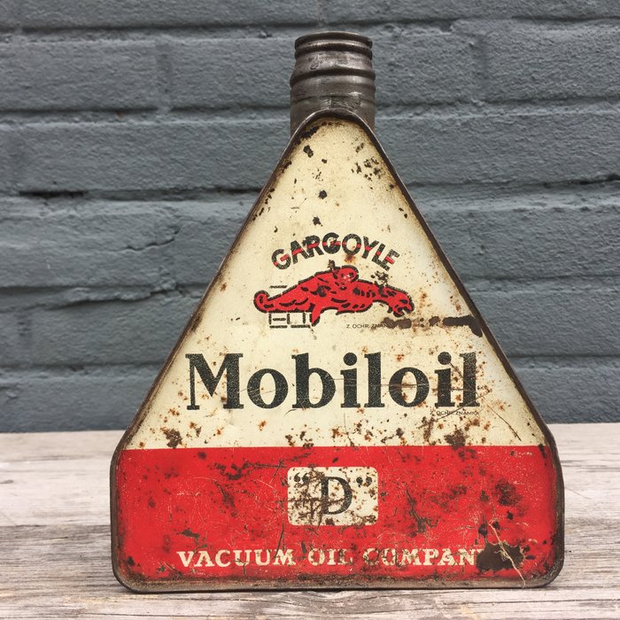 Gargoyle Mobiloil - Oil can - 200 x 165 x 65 mm - 1920