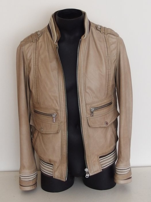 D&G – Leather jacket - Catawiki