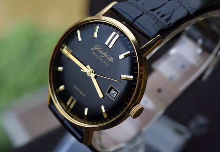 GUB Glashütte — Spezimatic 26 rubis cal 75 classic luxury watch — Man's — 1970-1979