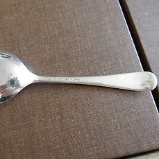 Six cuillères à melon spoons EPNS Butler Sheffield métal argenté anglais 