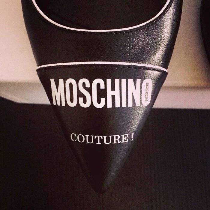moschino couture shoes