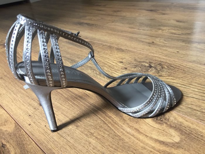 ralph lauren silver sandals