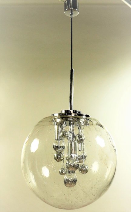 Doria –  XXL Ball Lamp, Design lamp, Space Age,  Sputnik, atomic.
