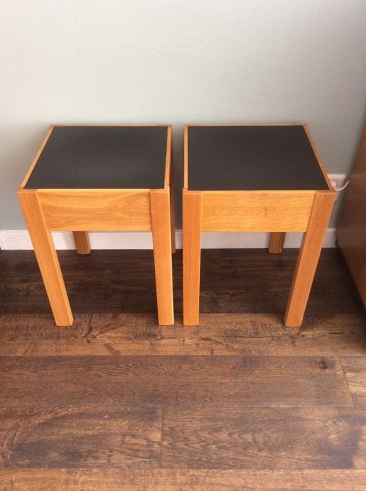 Berlage – two oak stools