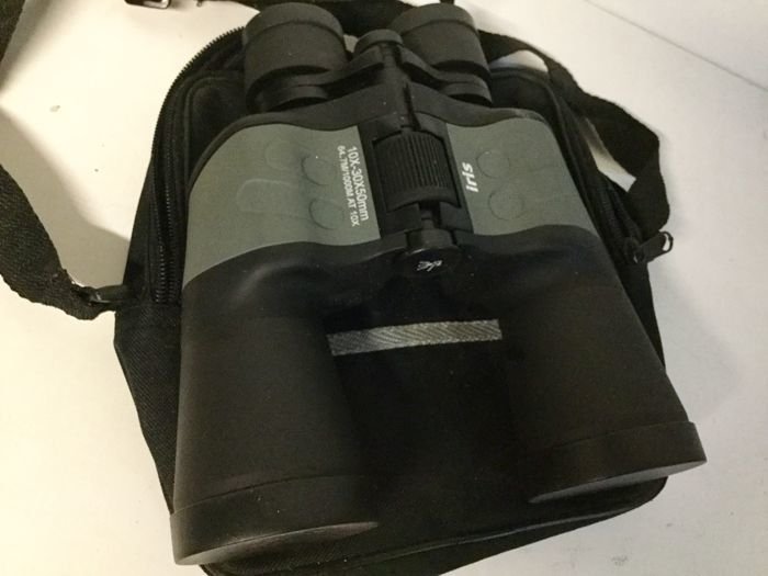 2 Binoculars brand, Iris 10x30x50mm, Haking 16x50 mm both with storage bag