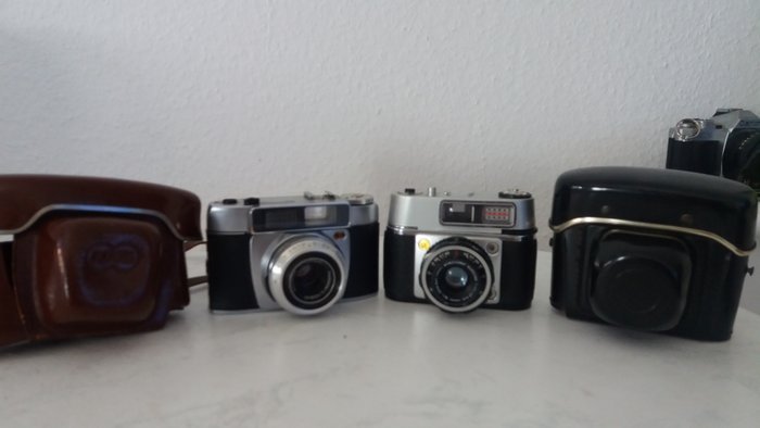 1. Rare camera Felicetta lens Anastigmat Nordina 1959-1963      1. Camera Adox Polomatic 3 1960 - 1964