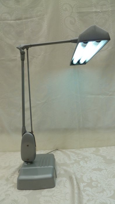 Dazor floating fixture - industrial desk lamp