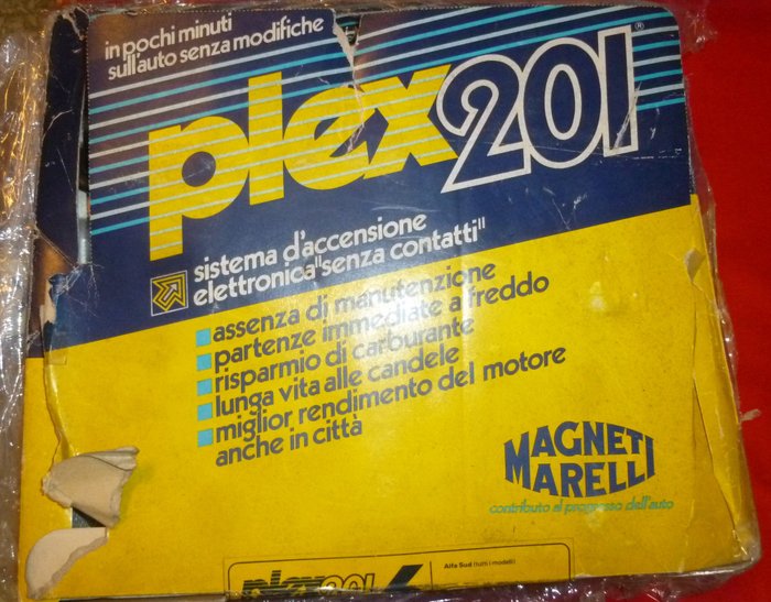 Magneti Marelli Plex 201 - Kit electronic ignition for Fiat two-shaft engines, 1970s/1980s