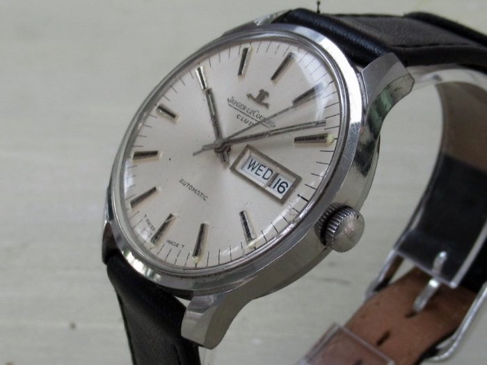 Jaeger LeCoultre Club Automatic Day Date Men's Watch, circa 1970