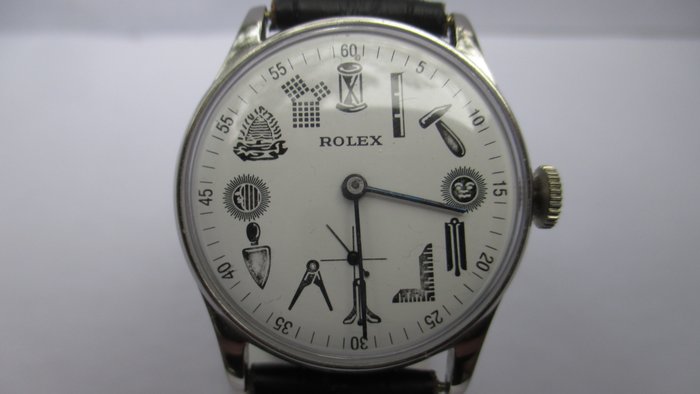 Rolex – Masonic Mariage wristwatch 