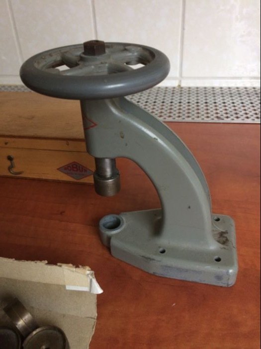 Robur glass press, watch maker's tool. France, 2nd half 20th century.