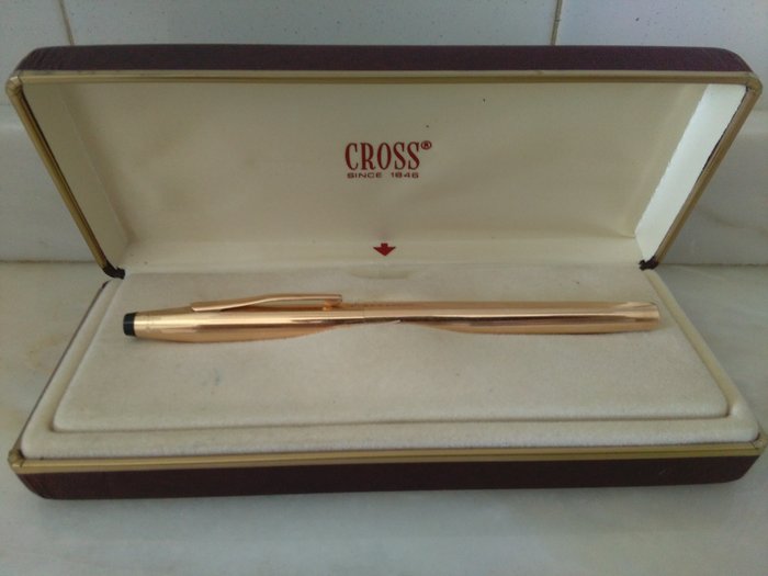 Vintage CROSS 1/20 14kt rolled gold Fountain pen 14k nib