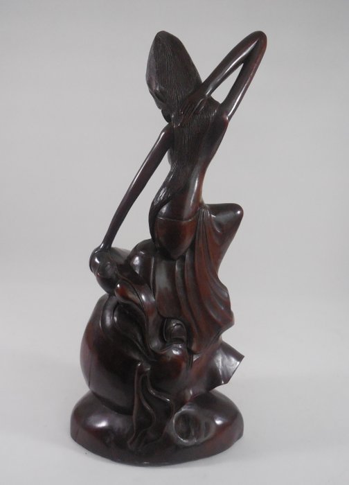 Art Deco style woodcarving, probably by M.D. Runda - Bali - Indonesia