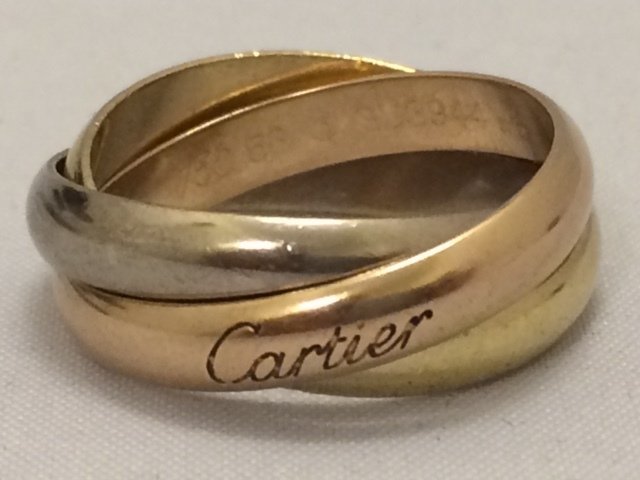 cartier trinity ring 750