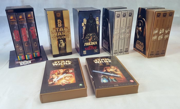 star wars vhs collection