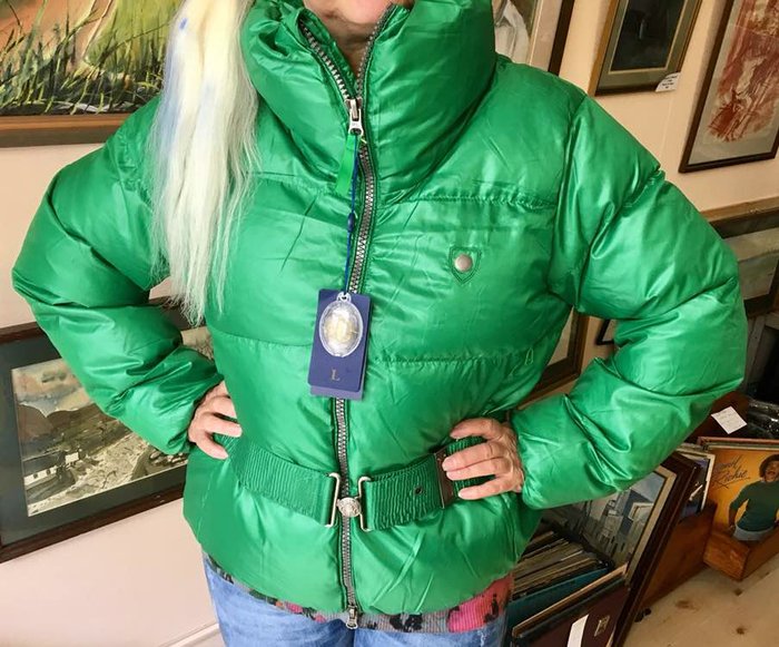 ralph lauren green down jacket