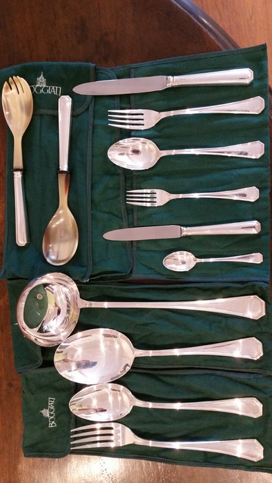 Silver cutlery set - Argenteria Boggiali, Milan