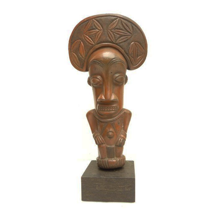 Aardewerk - chief - pijp - Kameroun - Bamileke / Bamoun - ca 1900