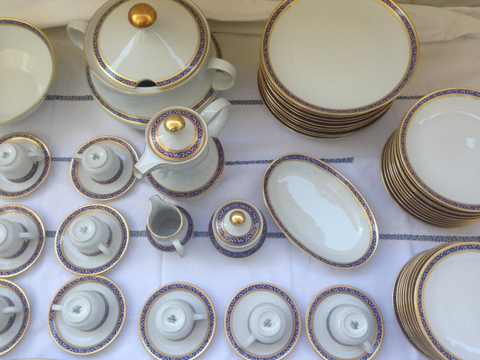Z&G Germany, Tirschenreuth, Bavaria - 72 pieces of porcelain service with plates cups x 12