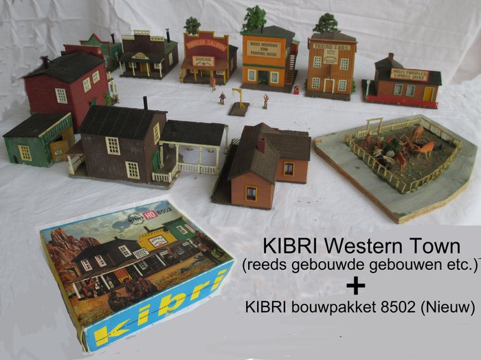 Kibri H0 - 8502 - Western town - built