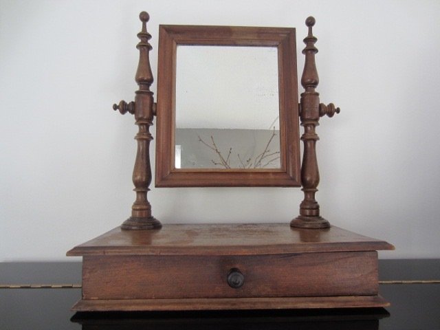 Wooden Vanity Mirror Tilting, Wooden Vanity Mirror