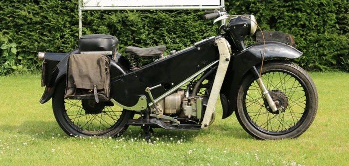 Velocette LE 200 - two-cylinder boxer four-stroke - water-cooled - 1956