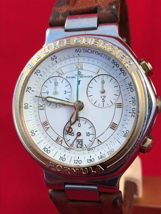 Baume et Mercier Formula S Chronograph - wristwatch - 1990