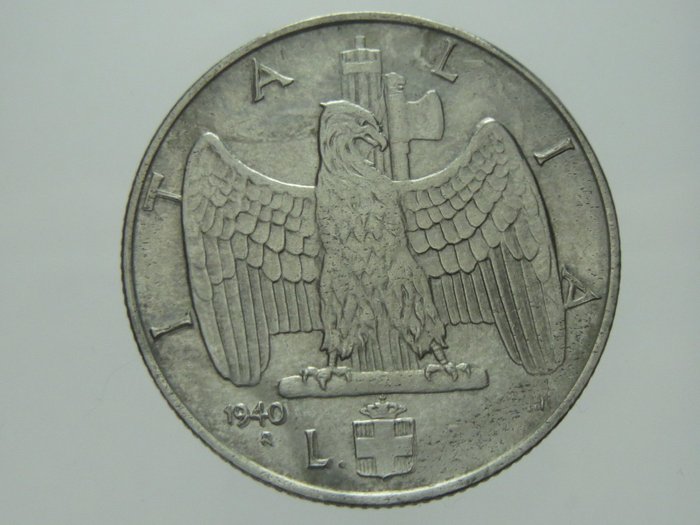 Italy, Kingdom - 50 cents 1940 Vittorio Emanuele III - variant with 4 bars
