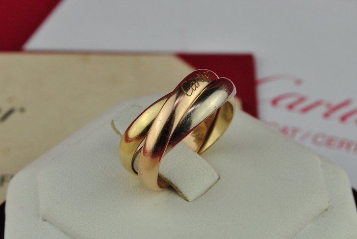 CARTIER Trinity Tricolor Ring made of 