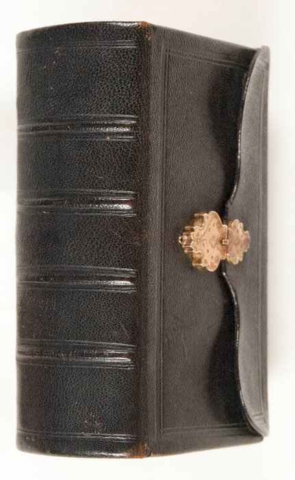 Antiek bijbeltje met gouden slot - Nederland - 1875
