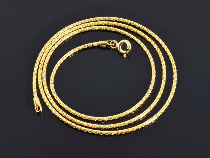 18k Gold Chain Choker Necklace - 44.5 cm • No reserve price • - Catawiki
