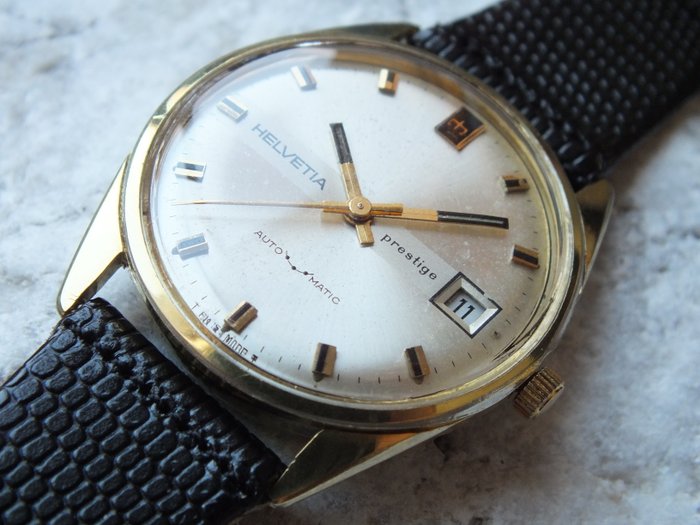 HELVETIA Prestige Goldplated - Men's Automatic Wristwatch - Vintage 1960s
