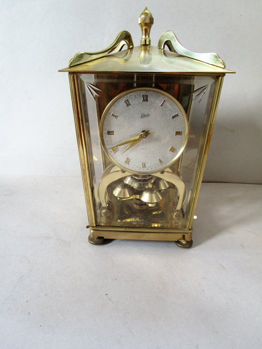 AUG. SCHATZ & Söhne – anniversary torsion pendulum clock – middle of the 20th century