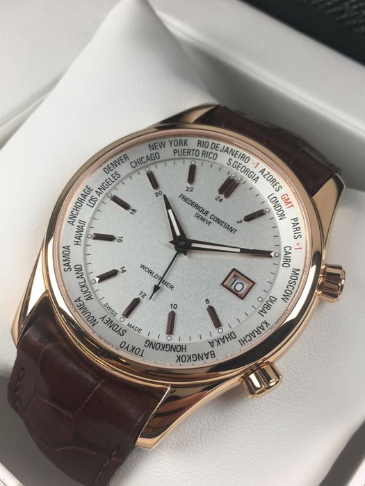 Frederique Worldtimer GMT Gents ref: FC-255X6B4/5/6 - men´s wristwatch