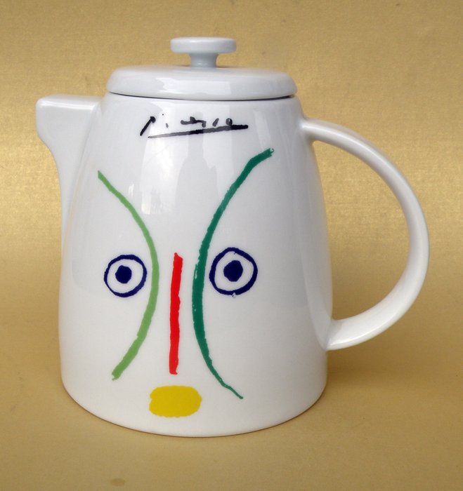 Pablo Picasso (after) - Teapot - L'Amoureuse 1961 - For Tognana Porcelain