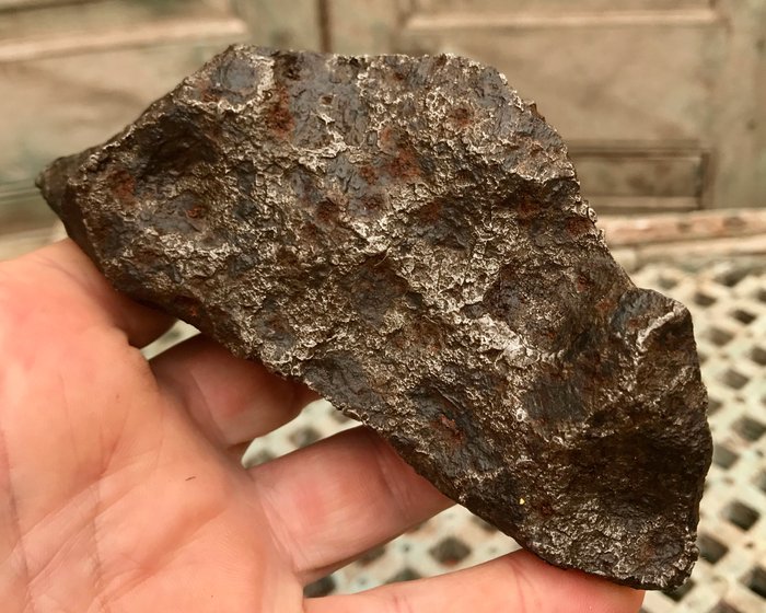 Octahedrite Iron meteorite fragment - IAB Course - 133 x 62 x 51 mm - Uruaçu - 1.13 kg