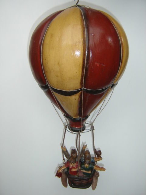 Decorative vintage hot air balloon