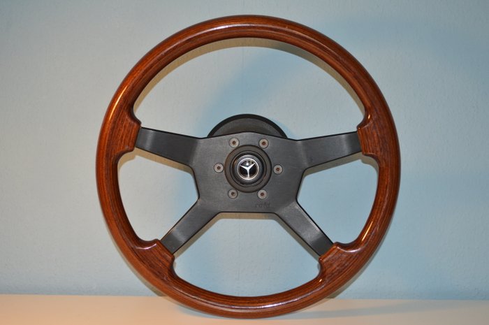Mercedes Benz - Raid Classic wood steering wheel with hub 38 cm
