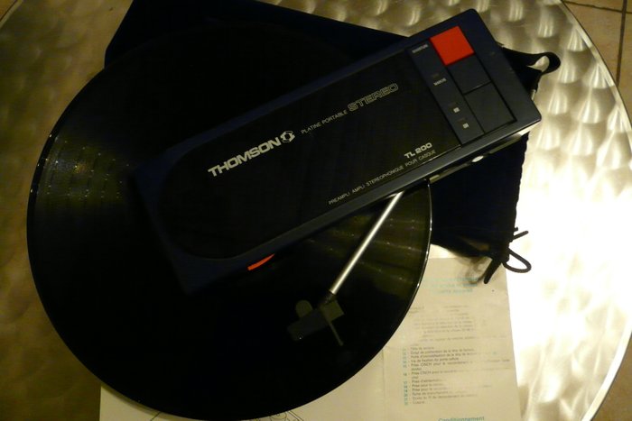 Thomson TL 200 collector vintage travel turntable