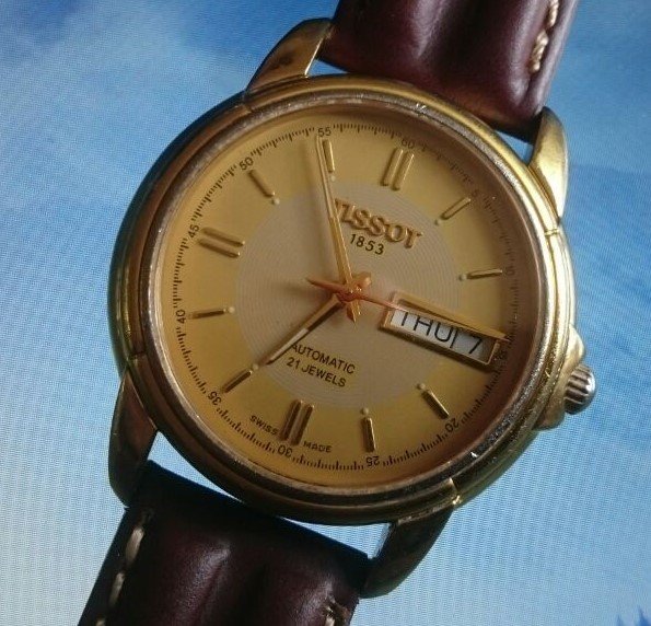 Tissot Seastar Automatic A660/760K TKP-JA – Swiss made gold plated gents wrist watch – c.1970/80s'
