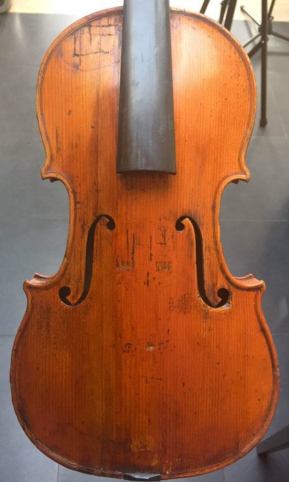 Authentic French Breton Brevete violin! 1819