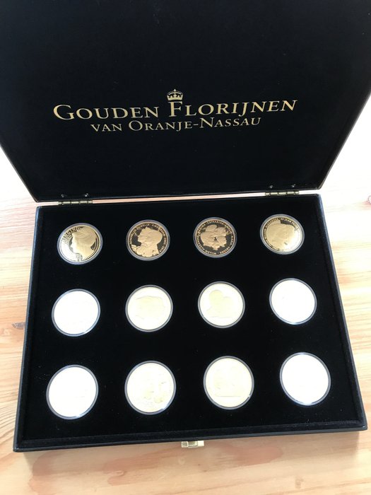 The Netherlands - Medal collection "Gold Florins of Oranje-Naussau"