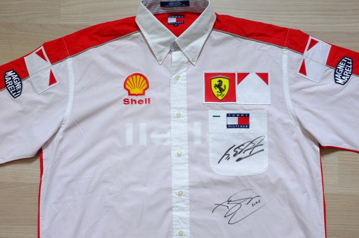 1998 Marlboro Scuderia Ferrari Tommy Hilfiger non tabacco shirt Schumacher