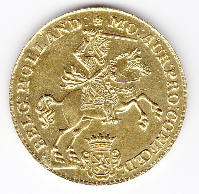 Holland – Gold rider 1750 (re-mint) by Royal Dutch Mint – gold